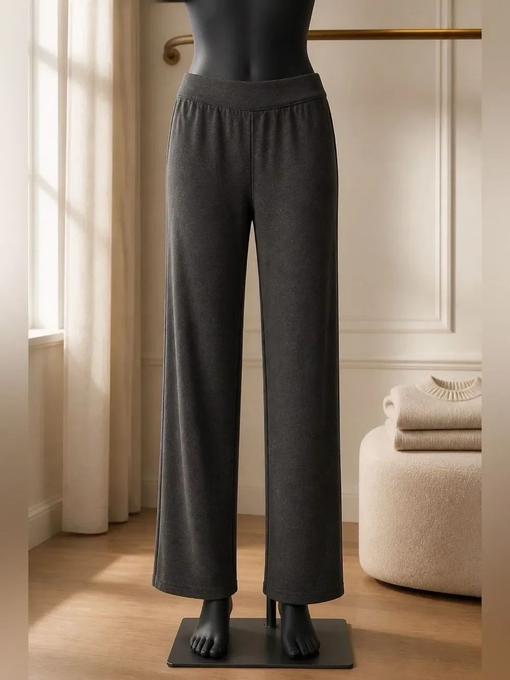 Ladies Gray Pants Size Small